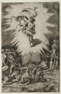 The Resurrection by Giulio Bonasone (Italian, c. 1510–after 1576) - Classic Painting canvas print