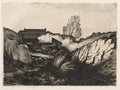 L'Estaque by André Paul Borel (French, 1828–1912) - Classic Painting canvas print