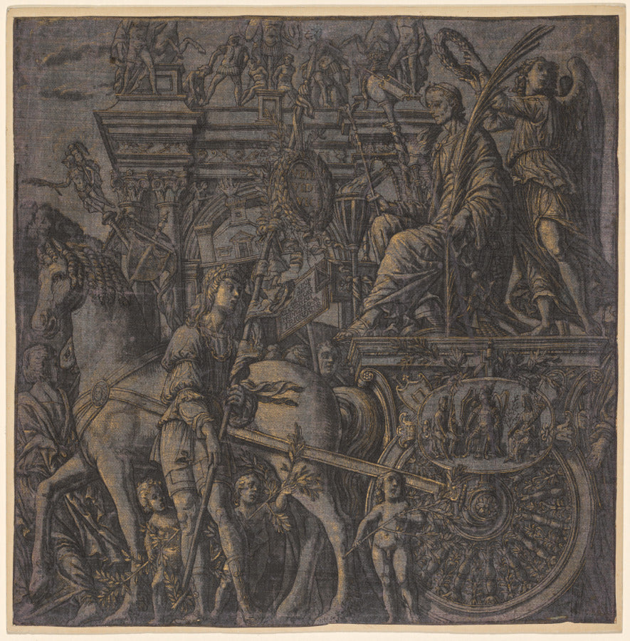 The Triumph of Julius Caesar Caesar Triumphant by Andrea Andreani (Italian, about 1558–1610) - Classic Painting canvas print