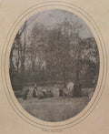 Village Scene Southern France by André Adolphe-Eugène Disdéri (French, 1819–1889) - Classic Art canvas print