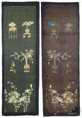 Embroidered Panel from set of four by  - Classic Art canvas print