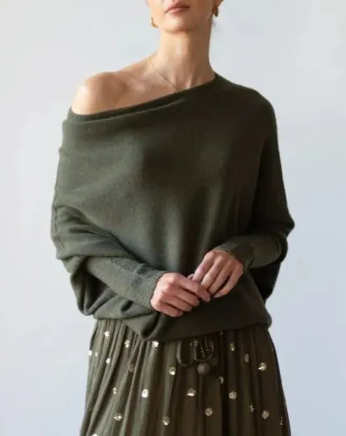 ✨Women's Asymmetric Draped Jumper