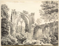 Inside the East End of Nettley Abbey by Michel Angelo Rooker (British, 1746–1801) - Classic Art canvas print