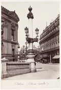 Opra Rostral Column by Charles Marville (French, 1813–1879) - Classic Art canvas print