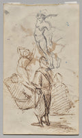 Sheet of Studies by Paul Cezanne (French, 1839–1906) - Classic Painting canvas print