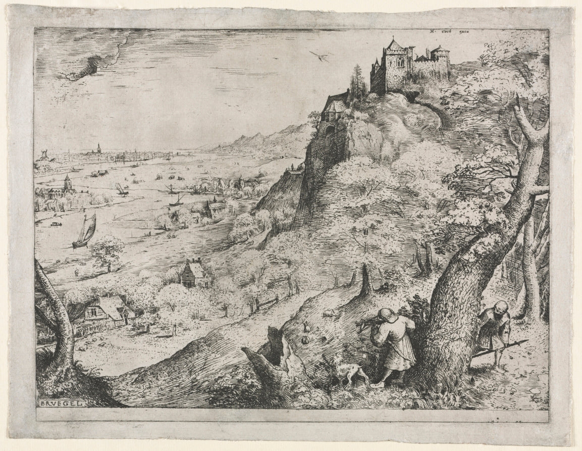 The Rabbit Hunt by Pieter Bruegel (Netherlandish, c. 1525/30–1569) - Classic Art canvas print