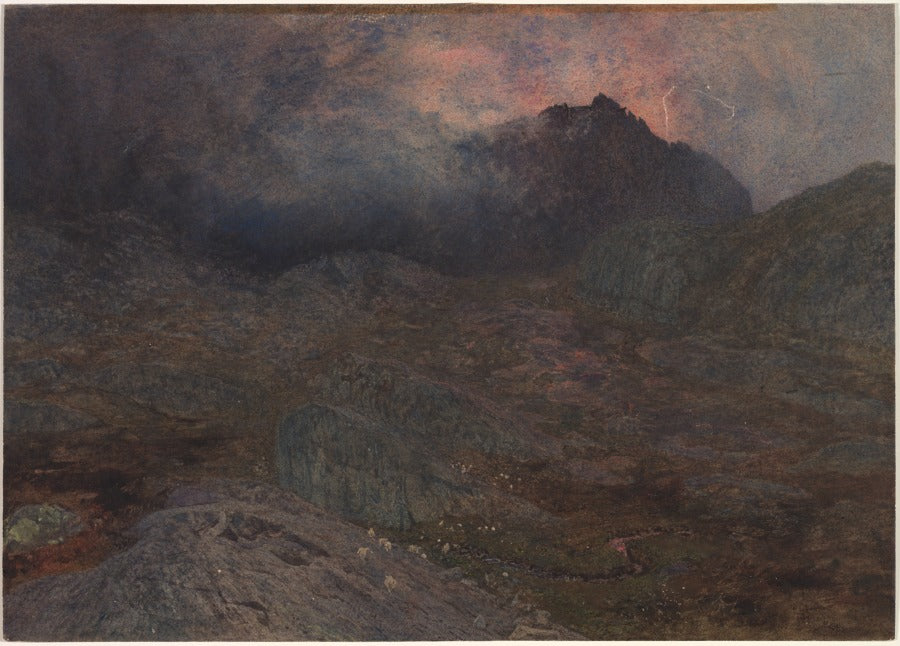 Cwm Trifaen by Alfred William Hunt (British, 1830–1896) - Classic Painting canvas print
