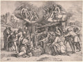 The Adoration of the Shepherds by Battista Franco (Italian, c. 1510–1561) - Classic Painting canvas print