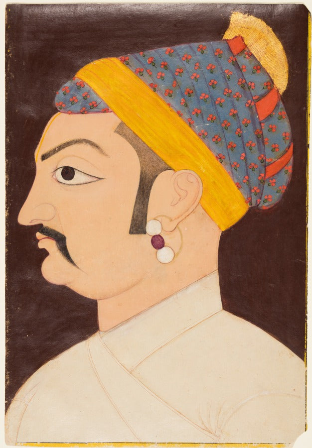 Portrait of Rao Shiv Singh Chandrawat by  - Classic Art canvas print
