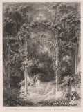 The Forest Maiden by Wendelin Wick (German, active 1842–1853) - Classic Art canvas print