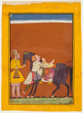 Sindhu Saindhava Ragaputra of Shri Raga, from a Ragamala by  - Classic Art canvas print