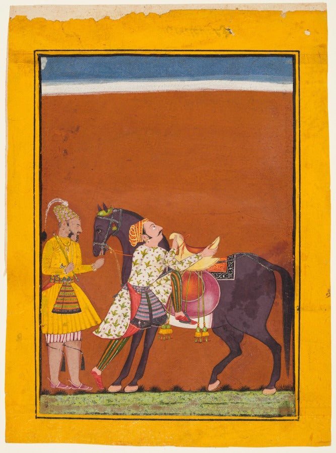 Sindhu Saindhava Ragaputra of Shri Raga, from a Ragamala by  - Classic Art canvas print