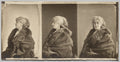 Portrait of Ernestine Nadar, the artist's wife, wearing fur stole by Nadar (French, 1820–1910) - Classic Art canvas print