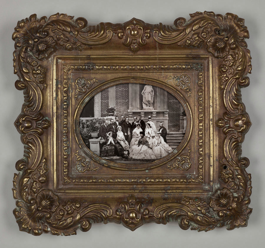 The dOrlans Family during a Fte Champtre at Orlans House by Camille Silvy (French, 1834–1910) - Classic Art canvas print