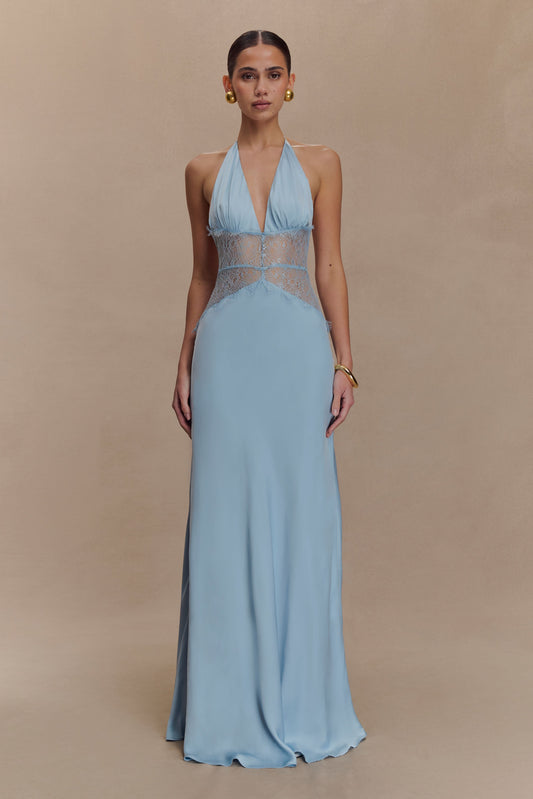 Dinah Lace And Satin Maxi Dress