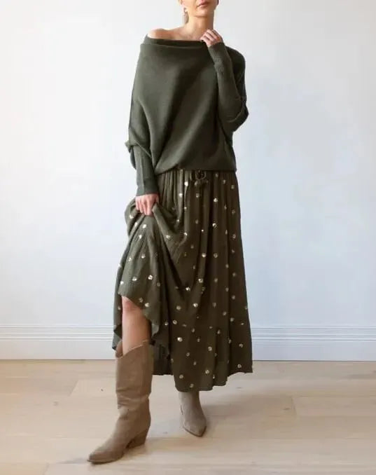 ✨Women's Asymmetric Draped Jumper