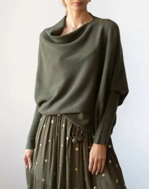 ✨Women's Asymmetric Draped Jumper