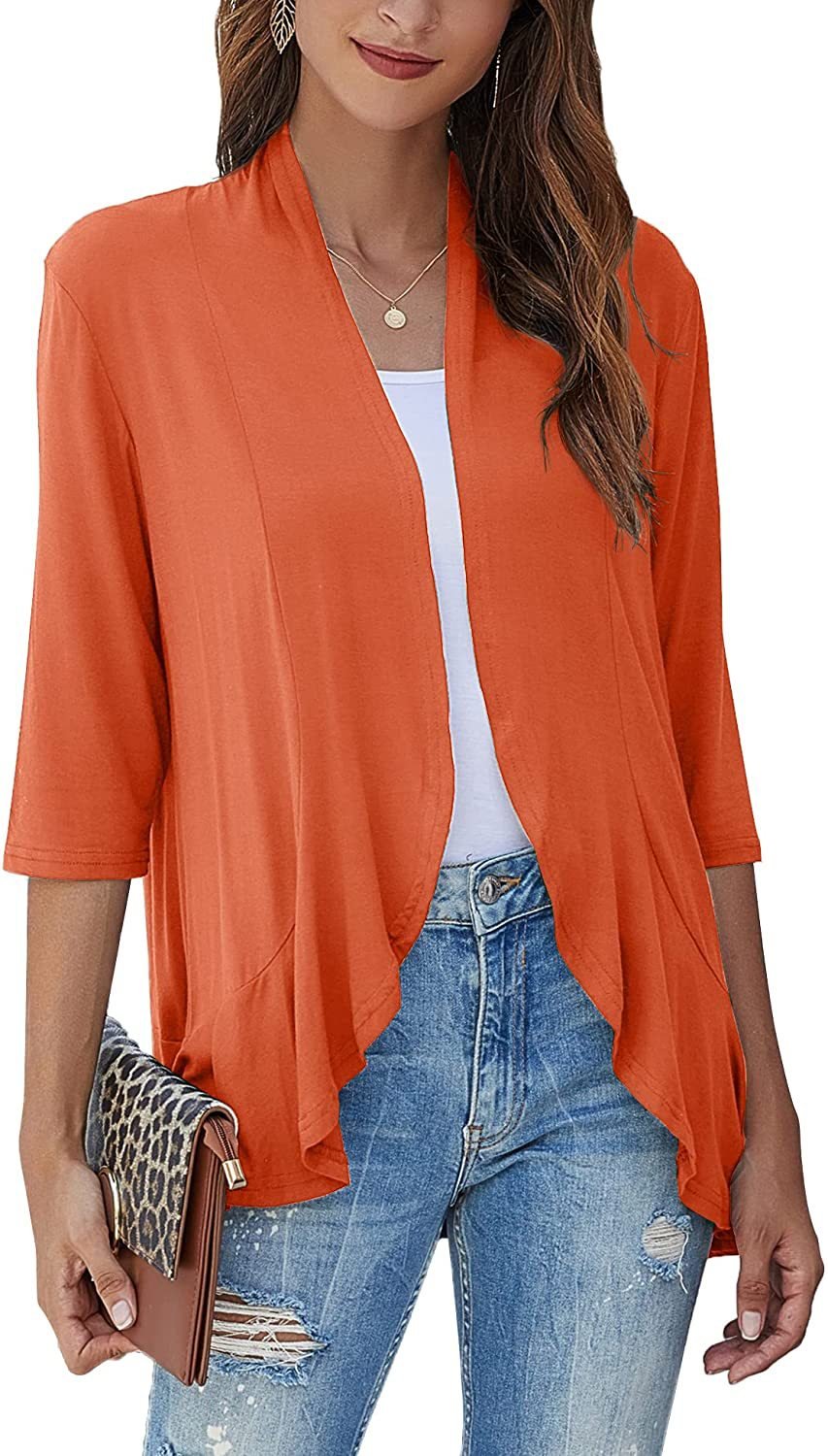 ❤️This Week's Special Price $16.99🌺-Women's Casual Lightweight Open Front Cardigans