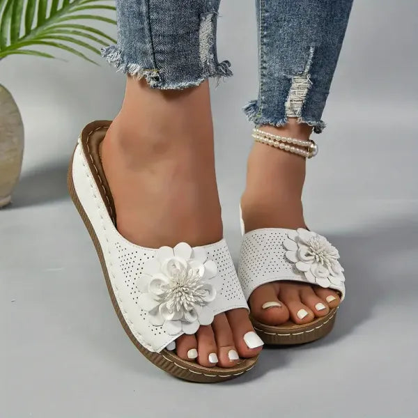 Women's Wedge Peep-Toe Open-Toe Sandals