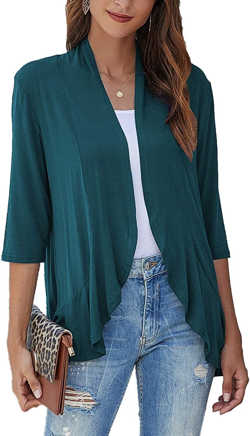 ❤️This Week's Special Price $16.99🌺-Women's Casual Lightweight Open Front Cardigans