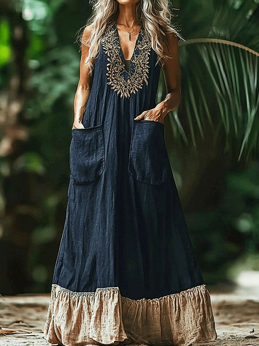 Women's Bohemian Vintage Casual Dress