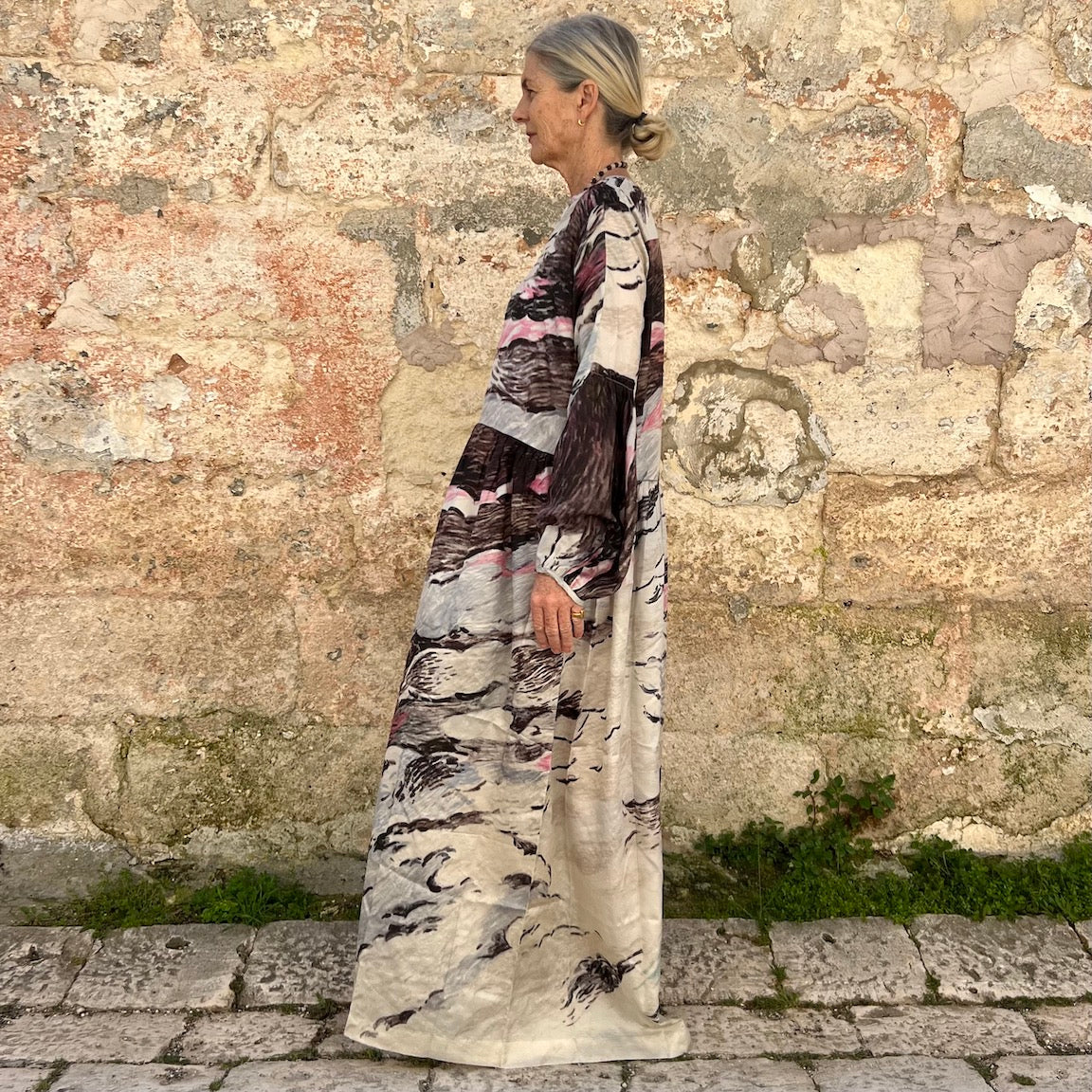 Antonella Silk Oversized Dress by Runaway Bicycle for