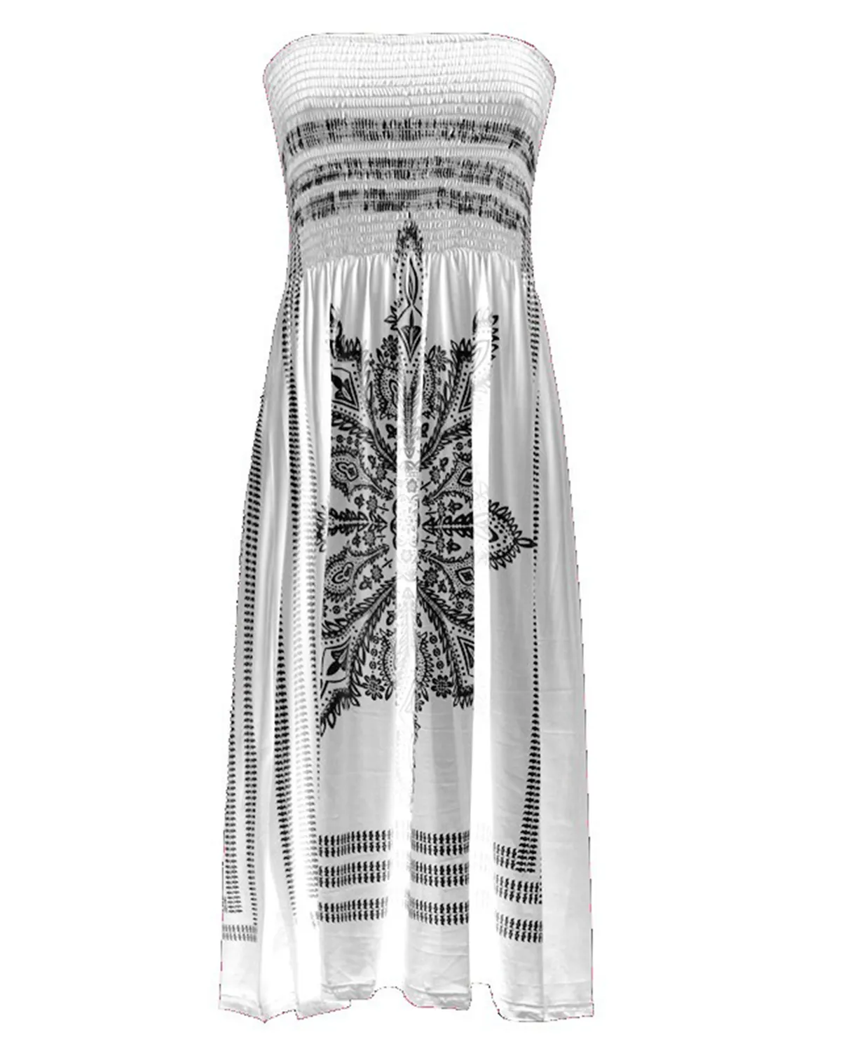 Casual And Atylish Atrapless Midi Dress