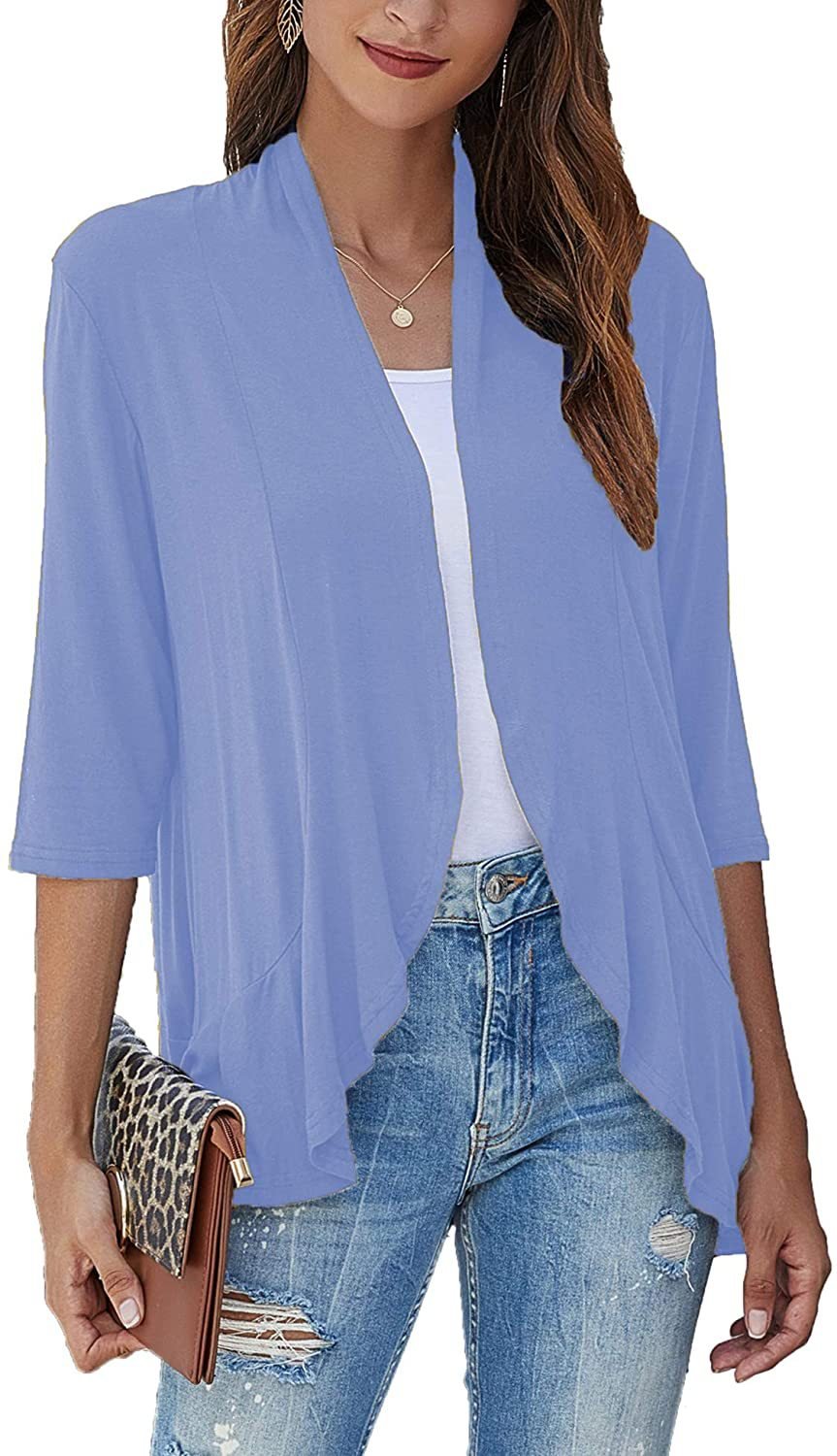❤️This Week's Special Price $16.99🌺-Women's Casual Lightweight Open Front Cardigans