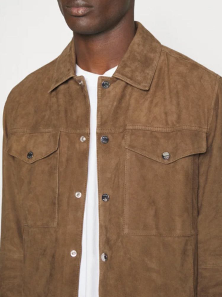 Men's Faux Suede Jacket