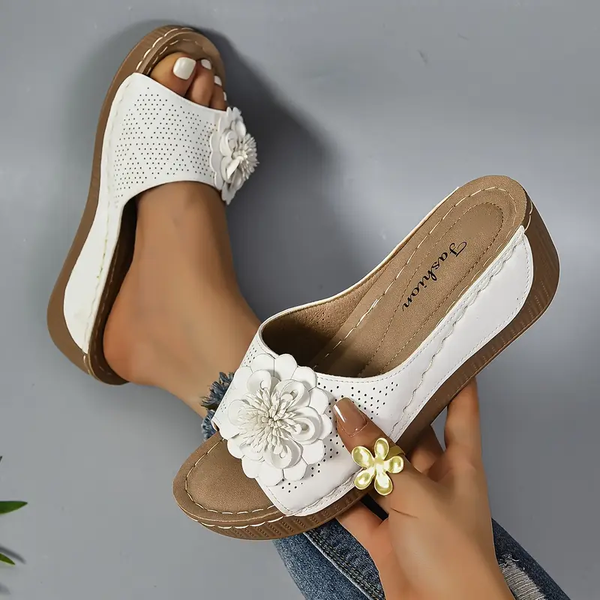 Women's Wedge Peep-Toe Open-Toe Sandals