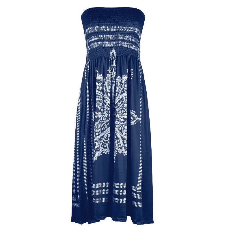 Casual And Atylish Atrapless Midi Dress