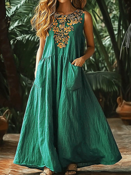 Women's Bohemian Vintage Casual Dress