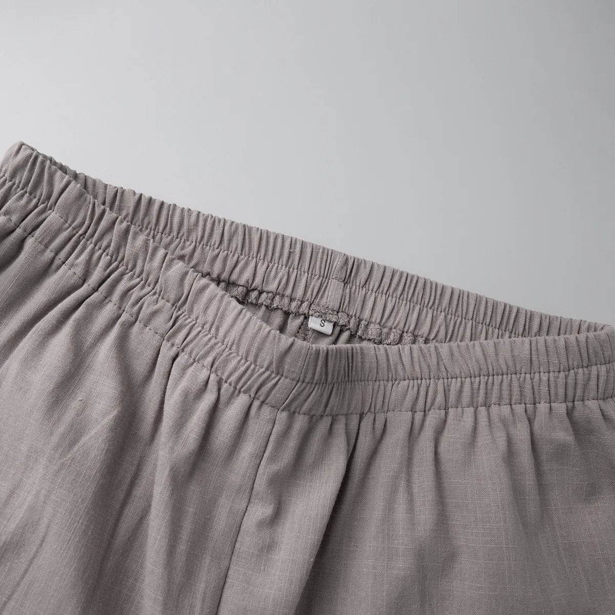 Cotton Cardigan Long Sleeve Shorts Set