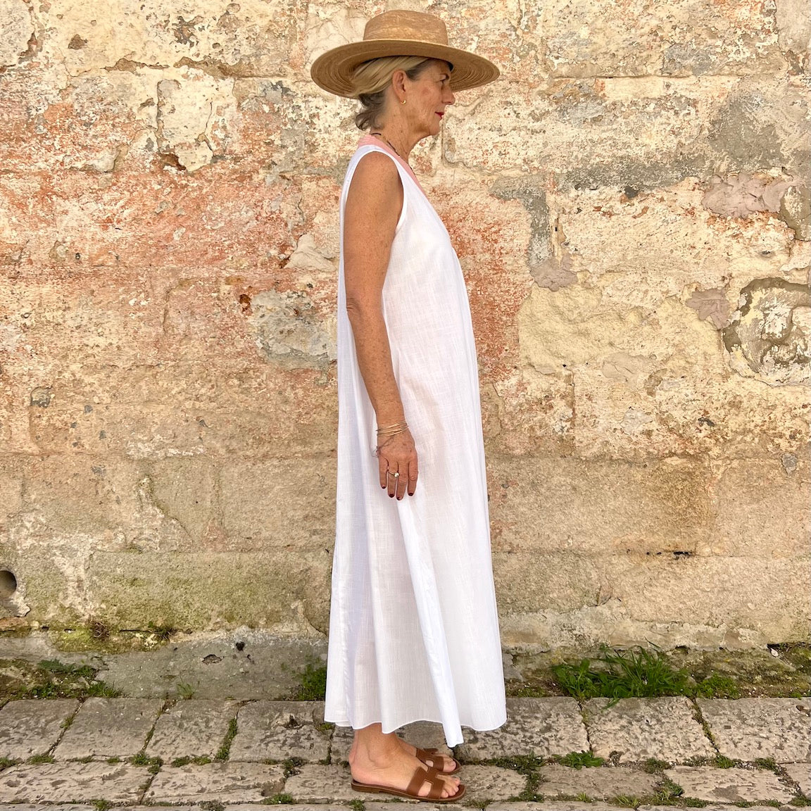 Cleo Sleeveless Cotton Dress