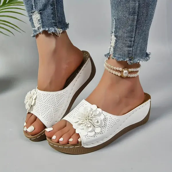 Women's Wedge Peep-Toe Open-Toe Sandals