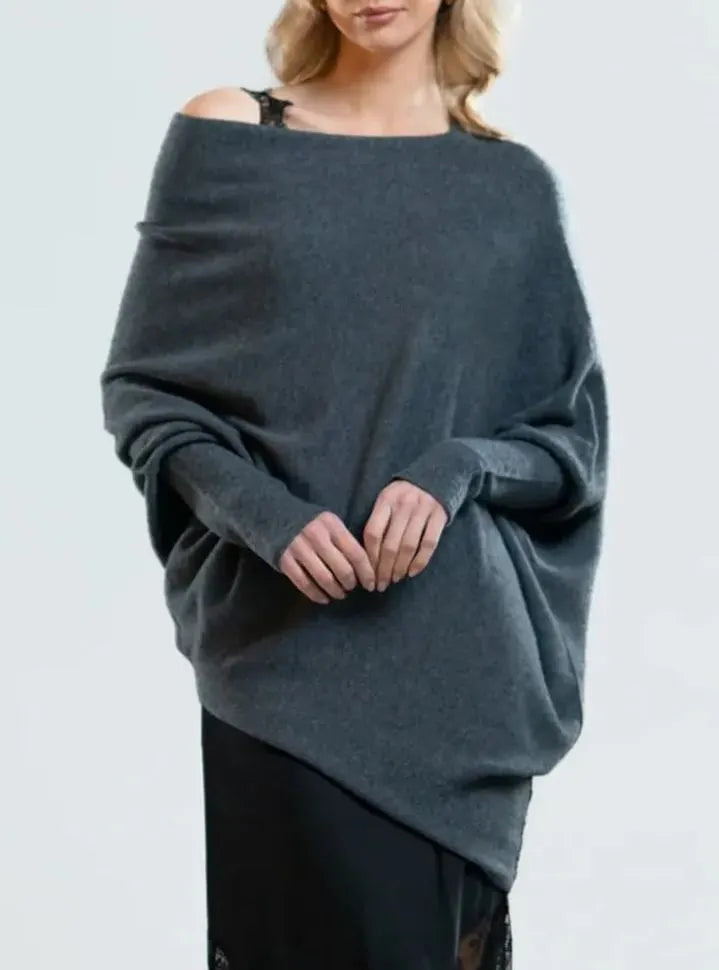 ✨Women's Asymmetric Draped Jumper