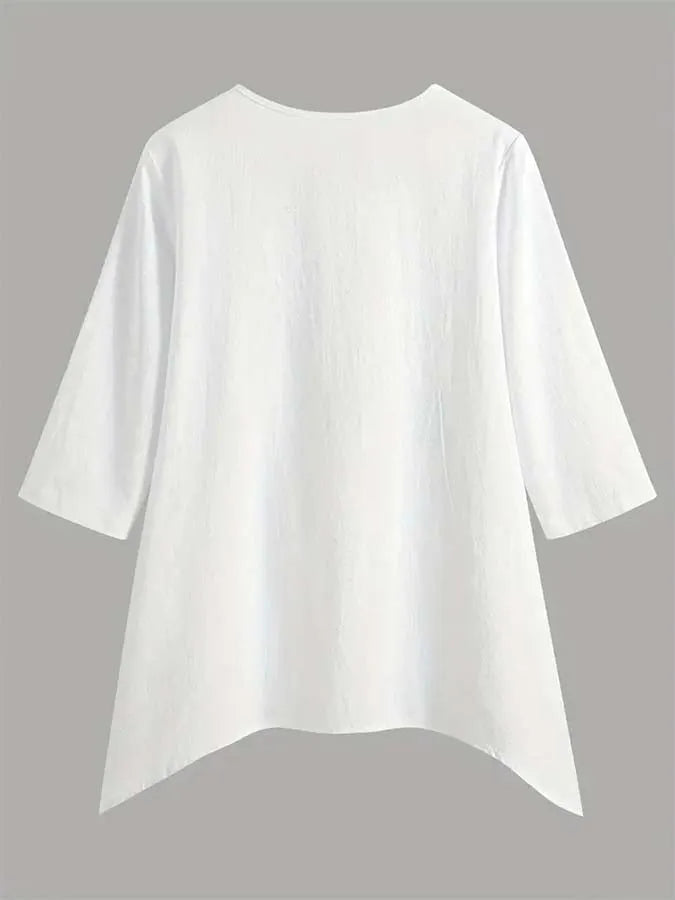 Women'S Layered Pocket Solid Color Top
