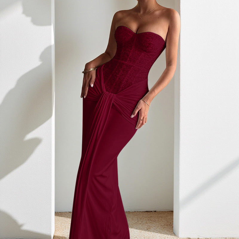 Strapless Cinch Gown