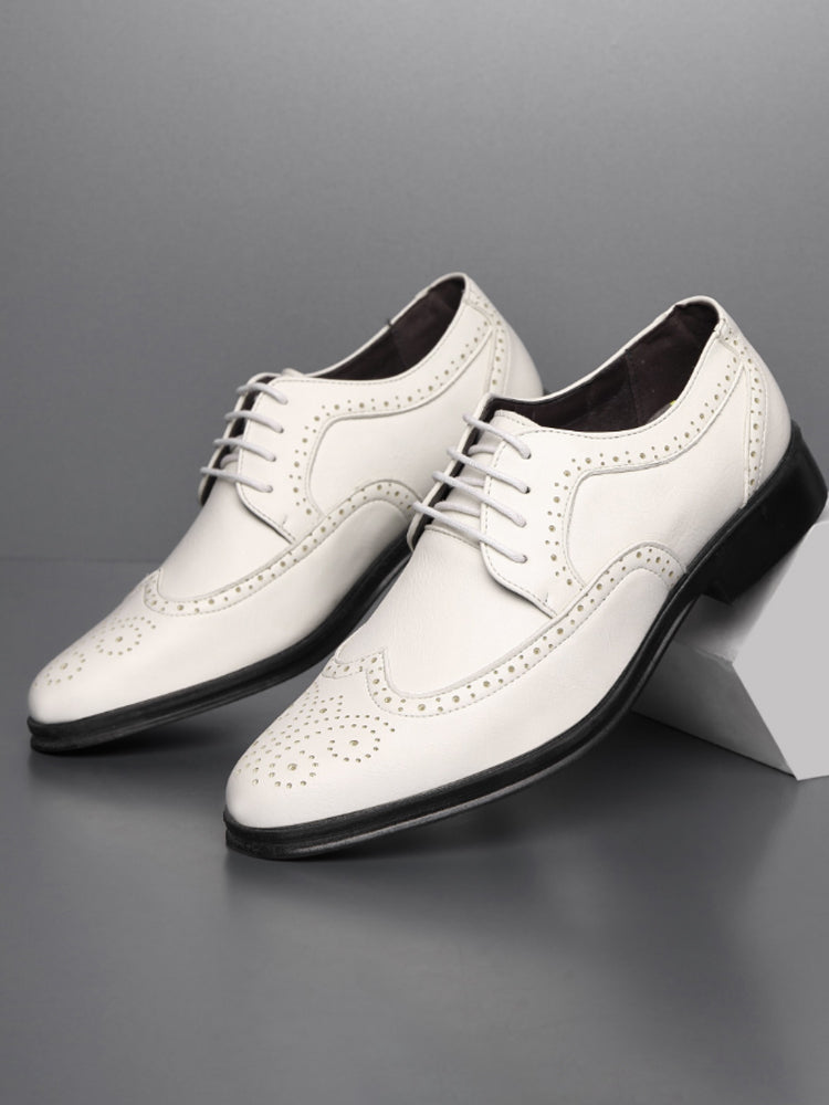 Men's Classic British Brogue Leather Shoes