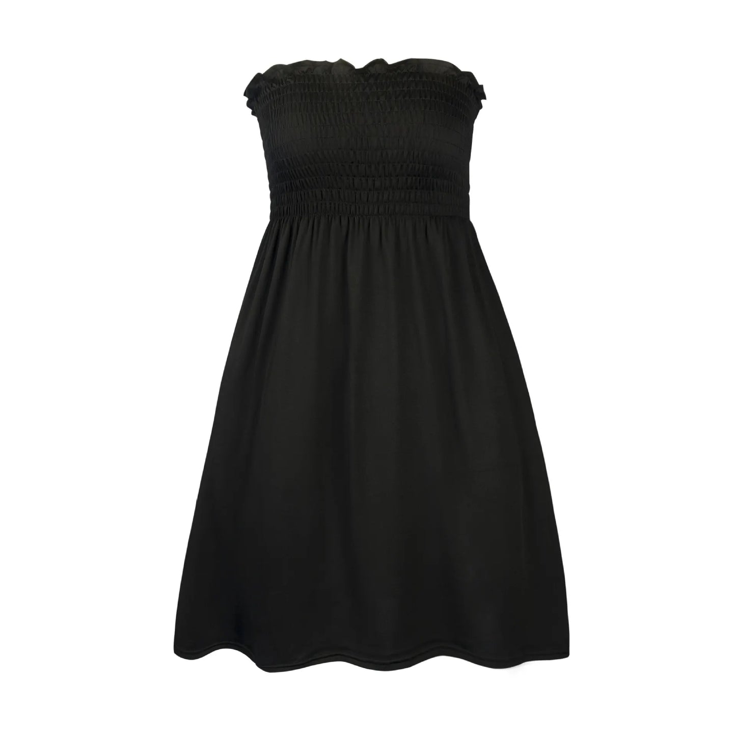 Strapless Sleeveless Off-Shoulder Mini Dress