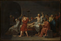 The Death of Socrates by Jacques Louis David - Oil Painting canvas print