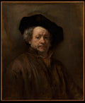 Self-Portrait by Rembrandt (Rembrandt van Rijn) - Baroque canvas print