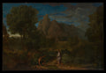 Mercury and Battus by Francisque Millet - Oil Painting canvas print