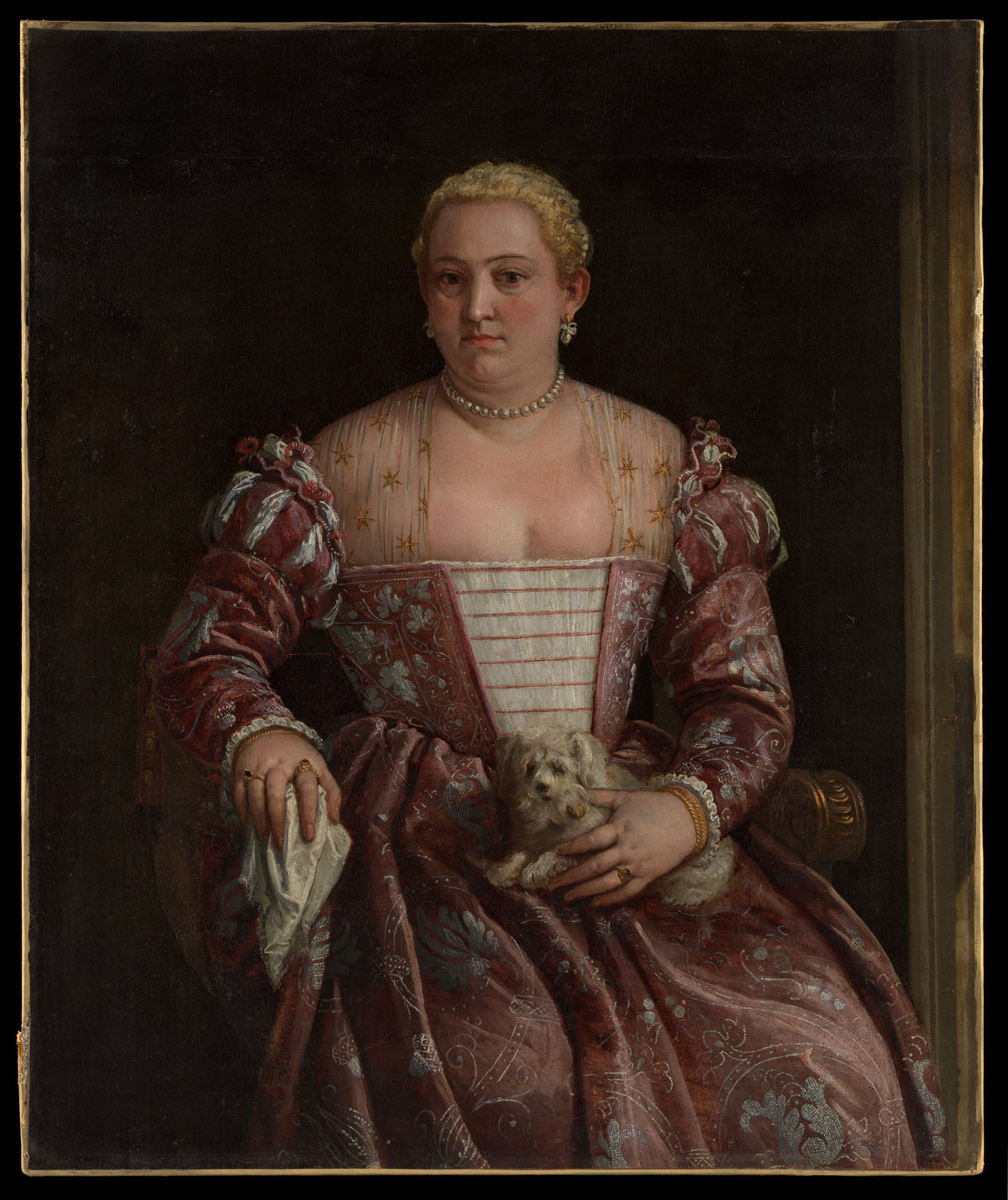 Portrait of a Woman by Francesco Montemezzano - Oil Painting canvas print