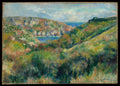 Hills around the Bay of Moulin Huet, Guernsey by Auguste Renoir - Impressionist canvas print