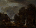 The Farrier by Aert van der Neer - Classic Art canvas print