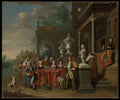 A Musical Gathering at the Court of the Elector Karl Albrecht of Bavaria by Peter Jacob Horemans - Oil Painting canvas print
