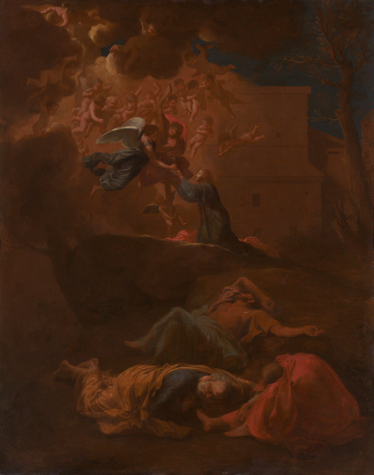 The Agony in the Garden by Nicolas Poussin - Classic Art canvas print