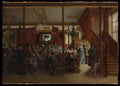 Auction Sale in Clinton Hall, New York, 1876 by Ignacio de León y Escosura - Oil Painting canvas print