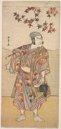 The First Nakamura Nakaz in the Role of Shimada no Hachiz by Katsukawa Shunshō　勝川春章 - Ukiyo-e canvas print